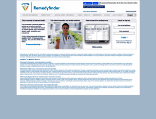 remedyfinder.net screenshot