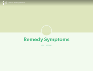 remedysymptoms.tumblr.com screenshot