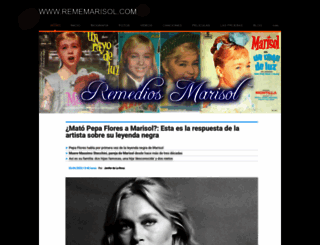 rememarisol.com screenshot