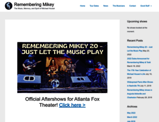rememberingmikey.com screenshot