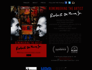 rememberingtheartist.com screenshot