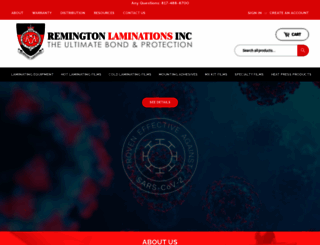 remingtonlaminations.com screenshot
