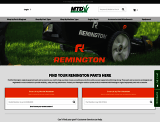 remingtonpowertools.com screenshot