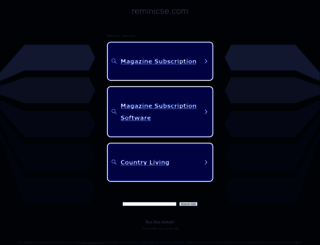 reminicse.com screenshot