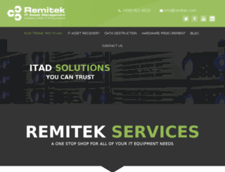 remitek.com screenshot