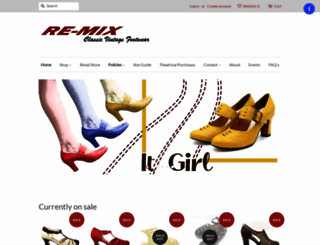 remixvintageshoes.com screenshot