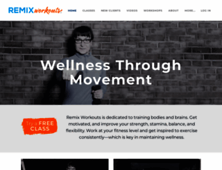remixworkouts.com screenshot