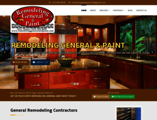 remodelinggeneralandpaint.com screenshot