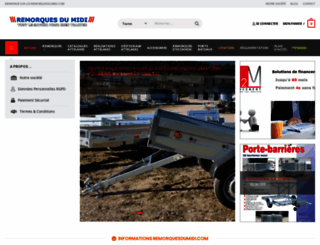 remorquesdumidi.com screenshot