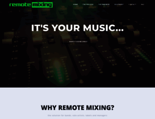 remote-mixing.com screenshot