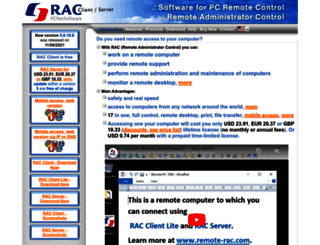 remote-rac.com screenshot