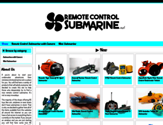 remotecontrolsubmarine.net screenshot
