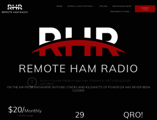 remotehamradio.com screenshot