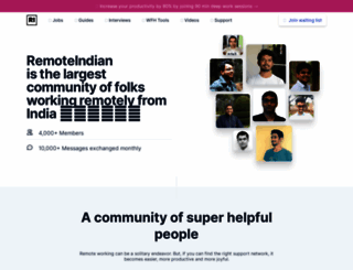 remoteindian.com screenshot