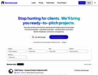remoteleads.io screenshot