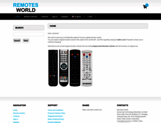 remotes-world.com screenshot