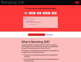 remotingsdk.com screenshot