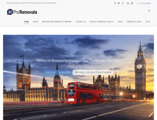removalcompany.london screenshot