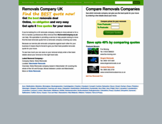 removalscompany.co.uk screenshot