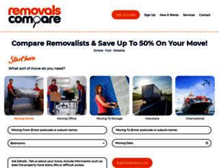 removalscompare.com.au screenshot