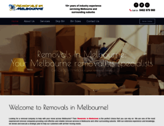 removalsinmelbourne.com.au screenshot