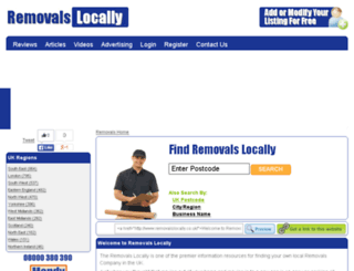 removalslocally.co.uk screenshot