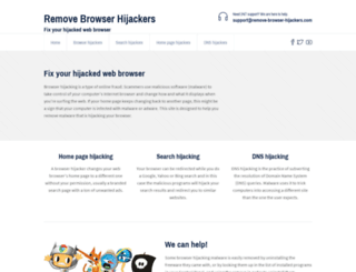 remove-browser-hijackers.com screenshot