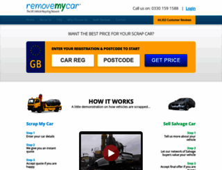 removemycar.com screenshot