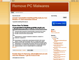 removepcmalwares.blogspot.com screenshot