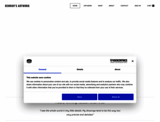 remrovsartwork.com screenshot