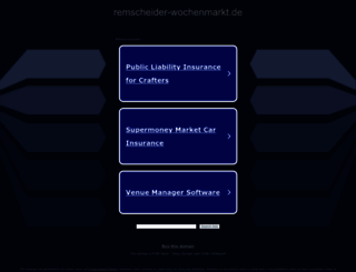 remscheider-wochenmarkt.de screenshot