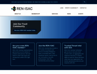 ren-isac.net screenshot