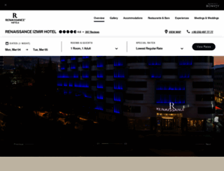 renaissanceizmirhotel.com screenshot