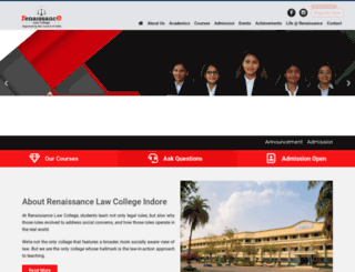renaissancelawcollege.com screenshot