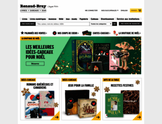 renaud-bray.com screenshot