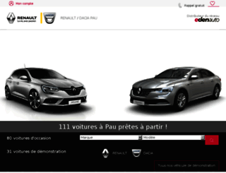 renault-pau.eden-auto.com screenshot