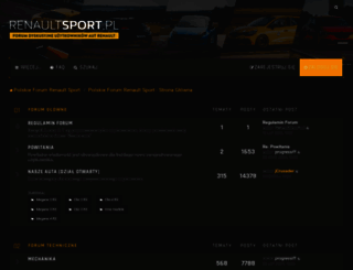 renault-sport.pl screenshot