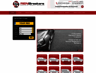 renaultbreakers.co.uk screenshot