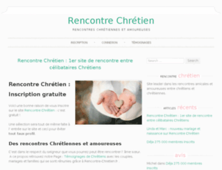 rencontre-chretien.fr screenshot