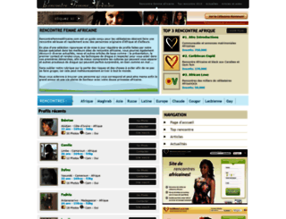 rencontrefemmeafricaine.com screenshot
