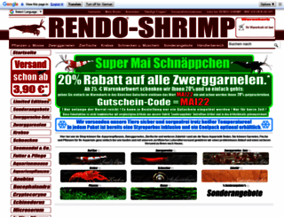 rendo-shrimp.de screenshot