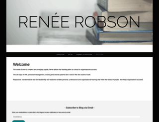 reneerobson.com screenshot
