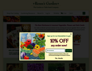 reneesgarden.com screenshot