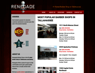 renegadebarbershop.com screenshot