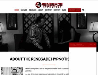 renegadehypnotist.com screenshot