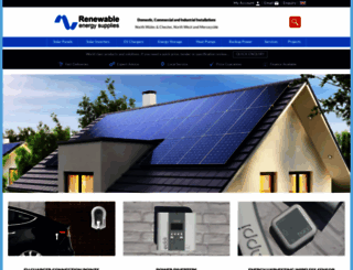 renewableenergysupplies.co.uk screenshot