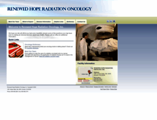 renewedhoperadiation.com screenshot