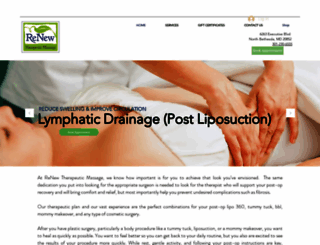 renewmassagecenter.com screenshot