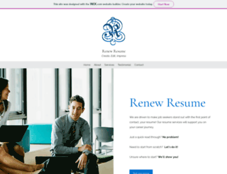 renewresume.com screenshot