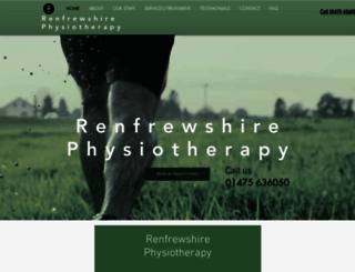 renfrewshirephysio.com screenshot